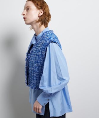 ニットツイードベスト | LANVIN en Bleu (Women)/ランバン オン ブルー