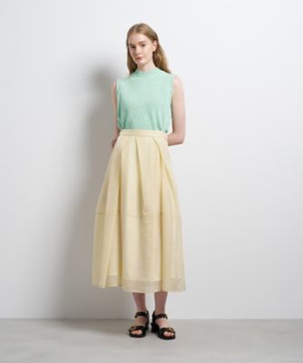 シアータックフレアスカート | LANVIN en Bleu (Women)/ランバン オン