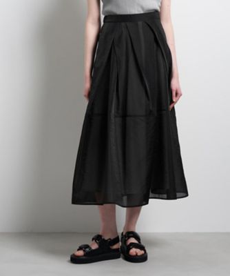 シアータックフレアスカート | LANVIN en Bleu (Women)/ランバン オン