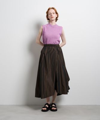 メモリータフタ2WAYスカート | LANVIN en Bleu (Women)/ランバン