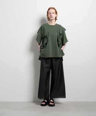アシンメフリルカットソー | LANVIN en Bleu (Women)/ランバン オン