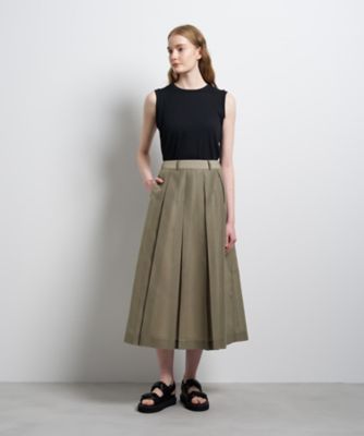 シアーボックスプリーツスカート | LANVIN en Bleu (Women)/ランバン