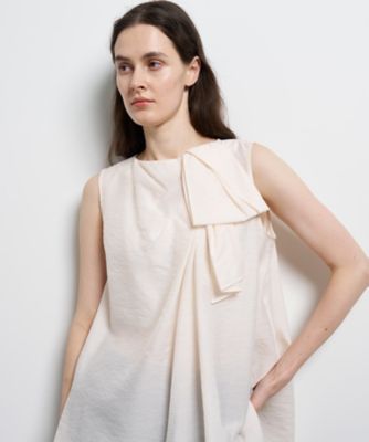 新品 完売 ランバンオンブルー セーラーシャツ プリーツ アシメ 白 ショート丈 セール品】 LANVIN en Bleu (Women) | 三越伊勢丹オンラインストア