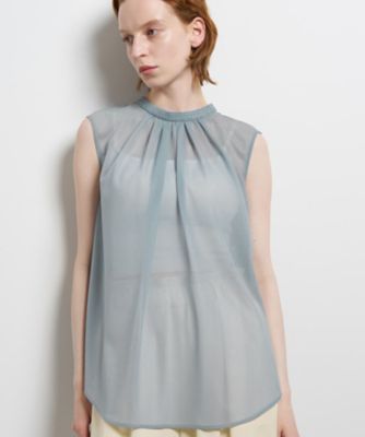 楽天市場】LANVIN en Bleu ランバンオンブルー ノースリーブ ブラウス 