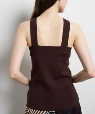 2wayクロスネックニットタンクトップ | LANVIN en Bleu (Women