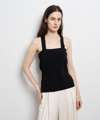 2wayクロスネックニットタンクトップ | LANVIN en Bleu (Women