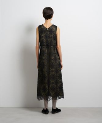 ラインフラワーレースワンピース | LANVIN en Bleu (Women)/ランバン