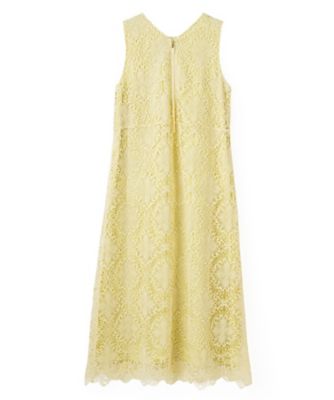 ラインフラワーレースワンピース | LANVIN en Bleu (Women)/ランバン