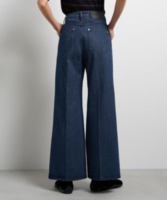 センタープレスフレアデニム | LANVIN en Bleu (Women)/ランバン オン
