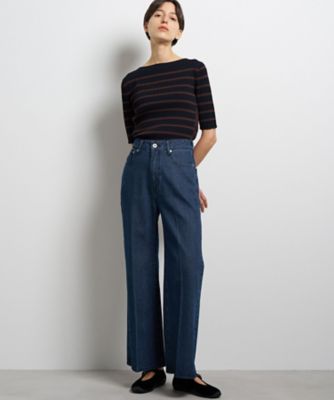 センタープレスフレアデニム | LANVIN en Bleu (Women)/ランバン オン