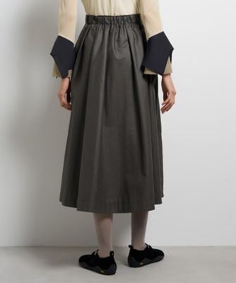 タックフレアスカート | LANVIN en Bleu (Women)/ランバン オン ブルー