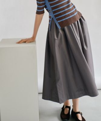 タックフレアスカート | LANVIN en Bleu (Women)/ランバン オン ブルー