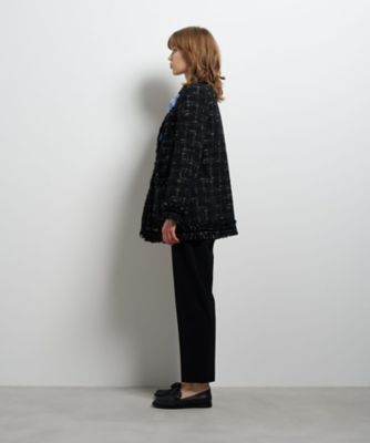 ツイードノーカラージャケット | LANVIN en Bleu (Women)/ランバン