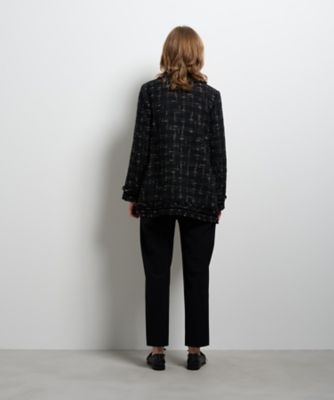 ツイードノーカラージャケット | LANVIN en Bleu (Women)/ランバン