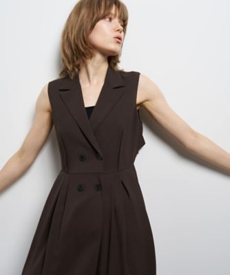 ノースリーブトレンチワンピース | LANVIN en Bleu (Women)/ランバン