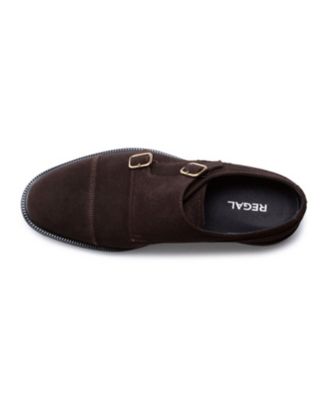 ＲＥＧＡＬ　３７ＨＬ　ダブルモンク（ＧＯＲＥ－ＴＥＸ　フットウェア）　ダークブラウンスエード　ビジネスシューズ