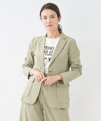 ＜CARA O CRUZ (Women)＞【セットアップ対応商品】テーラードジャケット