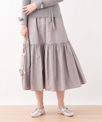 ＜CARA O CRUZ (Women)＞ギャザーロングスカート