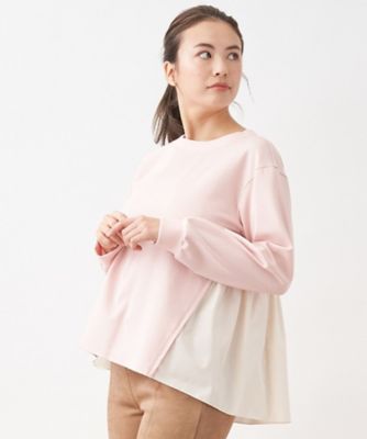 ＜CARA O CRUZ (Women)＞バック切替えプルオーバー