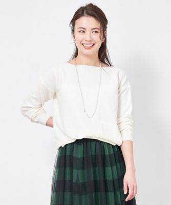 ＜CARA O CRUZ (Women)＞ボートネックニット【ＭＵＳＥＴＴＩ】