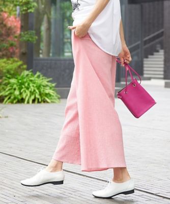 ＜CARA O CRUZ (Women)＞洗える　イージーワイドパンツ