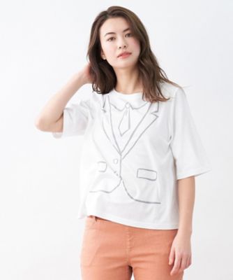 ネクタイのトロンプルイユＴシャツ