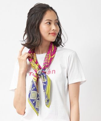 ＜CARA O CRUZ (Women)＞スクエアスカーフ