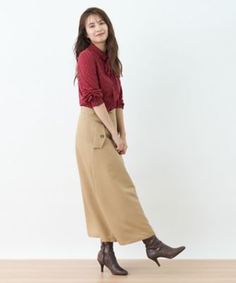 洗える　ロングスカート
