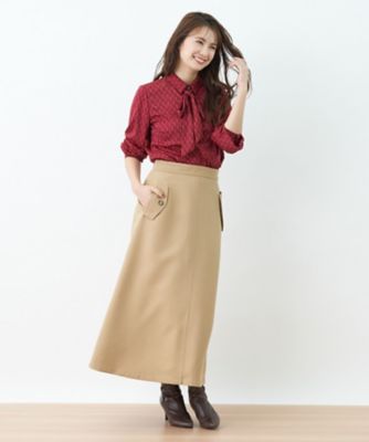 洗える　ロングスカート