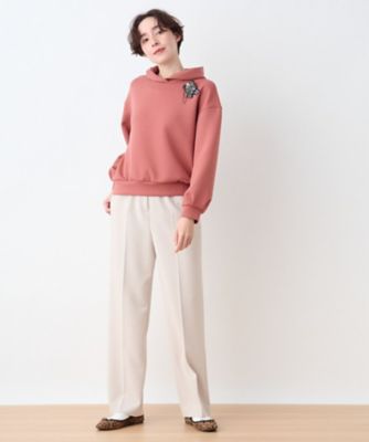 洗える　センタープレスパンツ