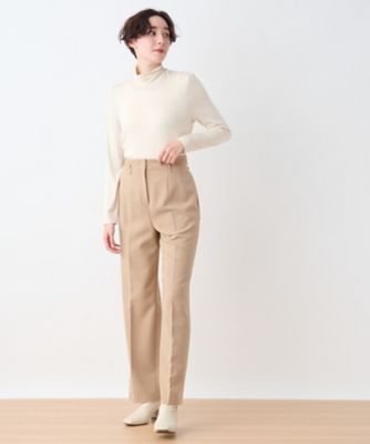 洗える　センタープレスパンツ
