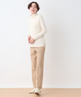 洗える　センタープレスパンツ