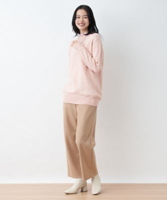 ウエスト伸縮　ワイドパンツ【セットアップ対応商品】