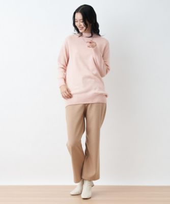 ウエスト伸縮　ワイドパンツ【セットアップ対応商品】