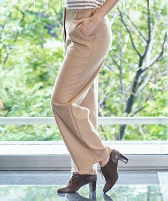 ウエスト伸縮　ワイドパンツ【セットアップ対応商品】
