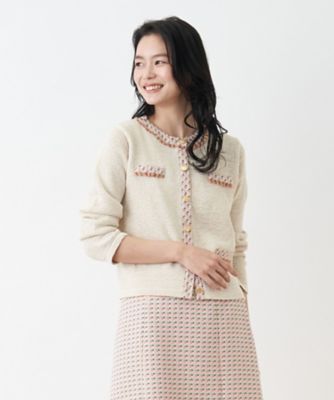 ＜CARA O CRUZ (Women)＞ニットジャケット【ＤＵＴＥＬ】