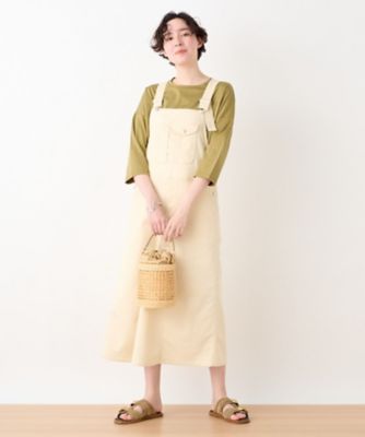 ＜CARA O CRUZ (Women)＞洗える　サロペットスカート