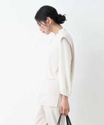 洗える　深Ｖネックベスト【セットアップ対応商品】