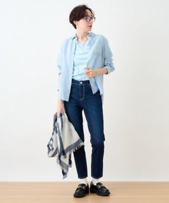 洗える　麻シャツ