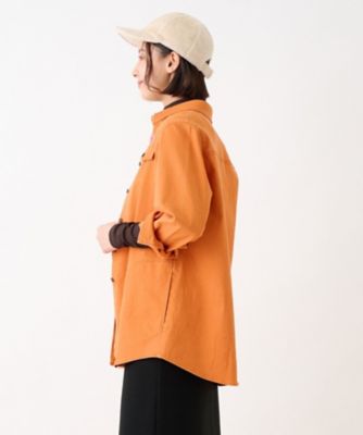 洗える　オーバーシャツ