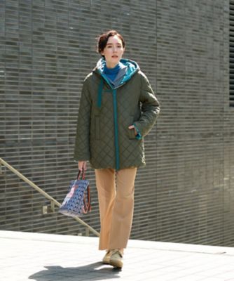 【きれいめ】洗える　ウエスト伸縮のびのびセンタープレスパンツ