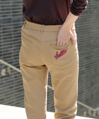 洗える　ウエスト伸縮カジュアルパンツ
