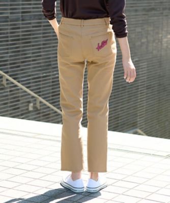 洗える　ウエスト伸縮カジュアルパンツ