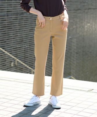 洗える　ウエスト伸縮カジュアルパンツ