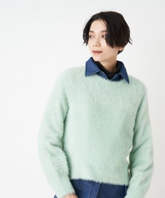 ＜CARA O CRUZ (Women)＞ふわふわシャギーニット