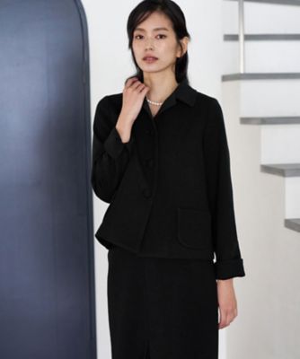 【セレモニー】のびのびテーラードジャケット【おでかけ服】