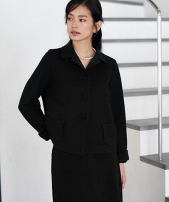 【セレモニー】のびのびテーラードジャケット【おでかけ服】
