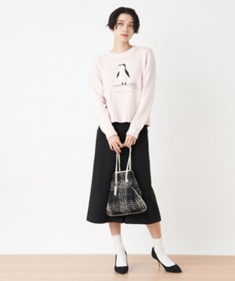 【セレモニー】ウエスト伸縮のびのびタイトスカート【おでかけ服】