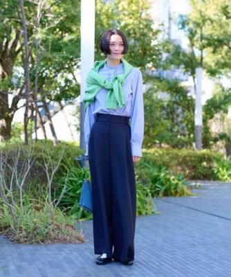 パンツ meer CROOS volume pants ドローストリングウエストカーゴパンツ | ZORVA