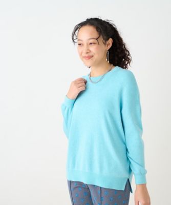 ＜CARA O CRUZ (Women)＞洗える　ドロップショルダーニット